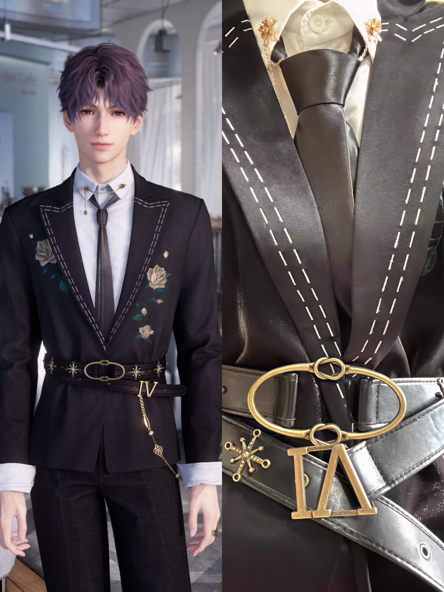New Love And Deepspace Rafayel - مراجعة Cosplay Anime Black وسعره