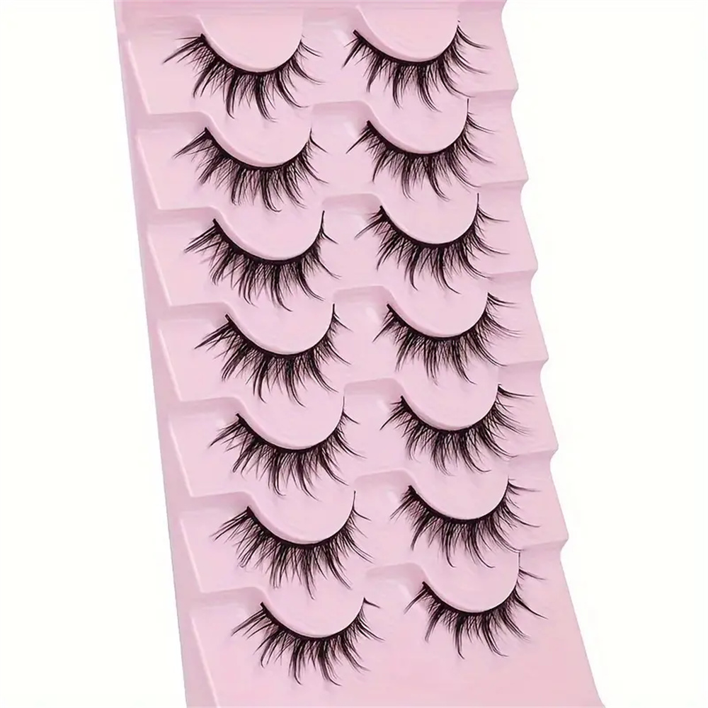 Natural Look False Eyelashes A - مراجعة Asian Cosplay Anime وسعره