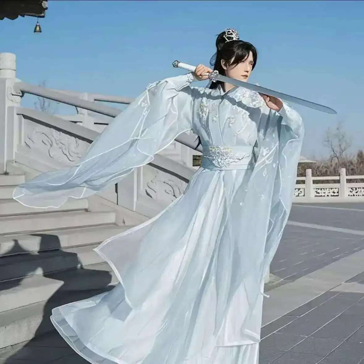 Large Size 3XL Hanfu Men Chine - مراجعة Anime Cosplay In Chinese وسعره
