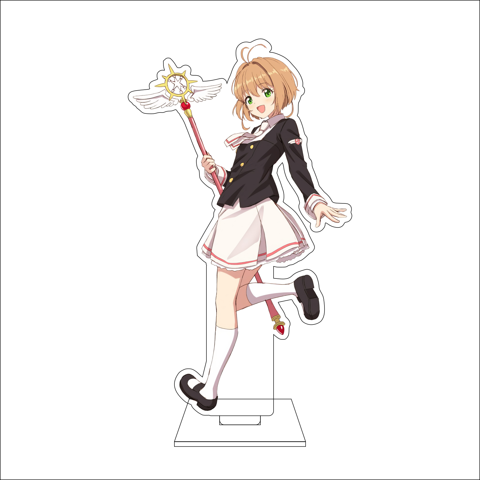 16CM Anime Cardcaptor Sakura C - مراجعة Anime Cosplay And Costumes وسعره
