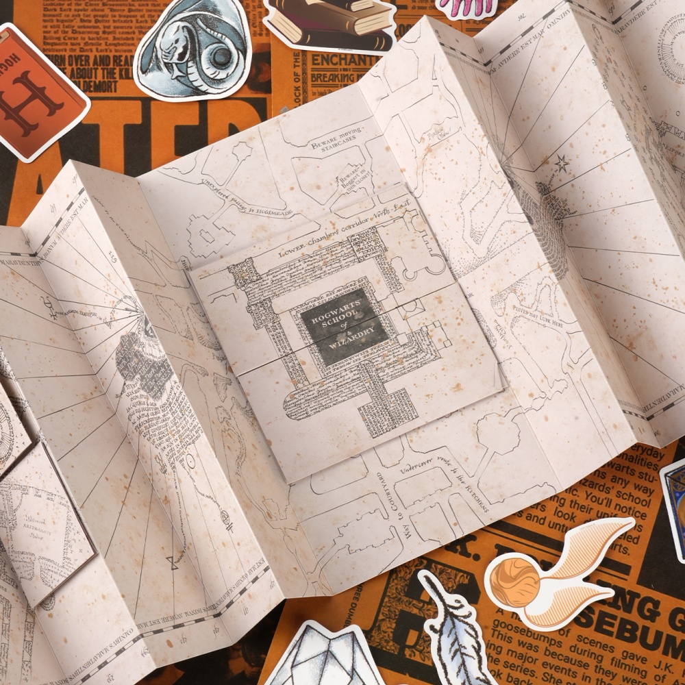 1PC Map Of The Marauder's Scho - مراجعة Anime Cosplay And Costumes وسعره